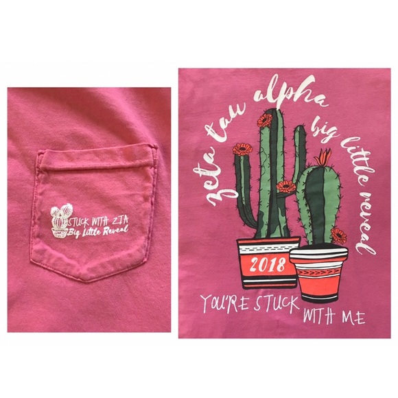 Comfort Colors Tops - Zeta Tau Alpha Comfort Colors T-shirt Comfort Colors Tops - Zeta Tau Alpha Comfort Colors T-shirt